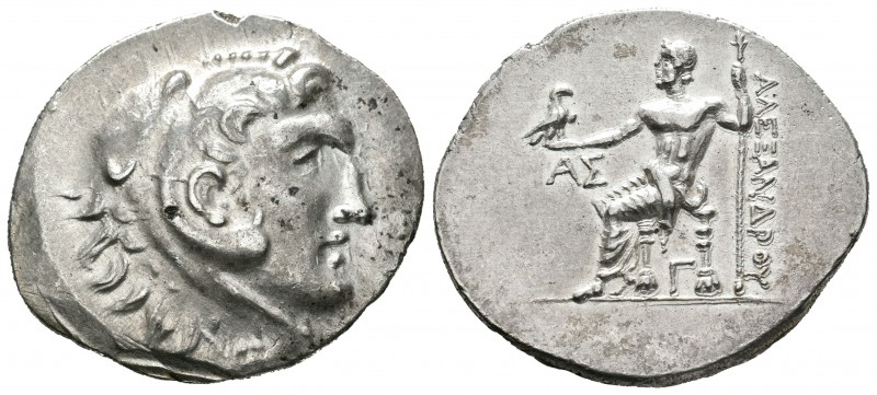 Imperio Macedonio. Alejandro III Magno. Tetradracma. 212-184 a.C. Aspendos. (Pri...