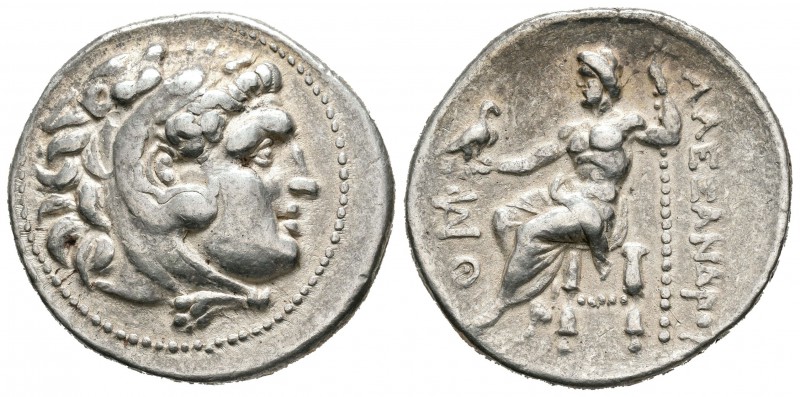 Imperio Macedonio. Alejandro III Magno. Tetradracma. 204-203 a.C. Aspendos. (Pri...