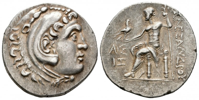Imperio Macedonio. Alejandro III Magno. Tetradracma. 195-194 a.C. Aspendos. (Pri...
