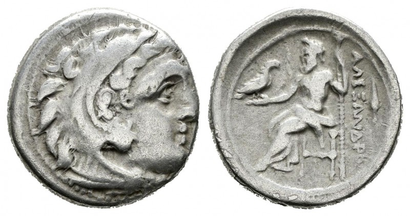 Imperio Macedonio. Alejandro III Magno. Dracma. 336-323 a.C. Heraclea. (Müller-1...