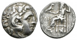 Imperio Macedonio. Alejandro III Magno. Dracma. 336-323 a.C. Incierta. (Müller-833 variante). Anv.: Cabeza de Heracles a derecha recubierta con piel d...