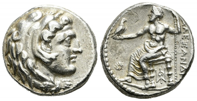 Imperio Macedonio. Alejandro III Magno. Tetradracma. 336-323 a.C. Incierta. Anv....