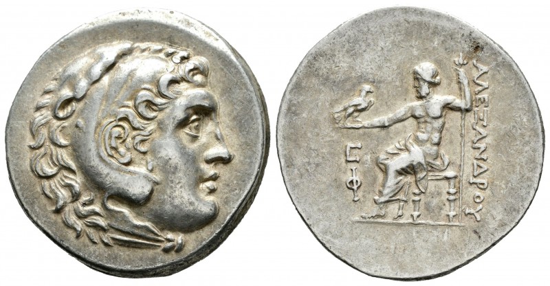 Imperio Macedonio. Alejandro III Magno. Tetradracma. 336-323 a.C. Incierta. Anv....