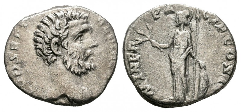 Clodio Albino. Denario. 194 d.C. Roma. (Spink-6144). (Ric-7). Rev.: MINER PACIF ...