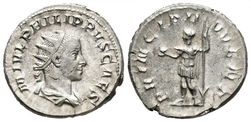 Filipo II. Antoniniano. 245-6 d.C. Roma. (Spink-9240). (Ric-218d). Rev.: PRINCIP...
