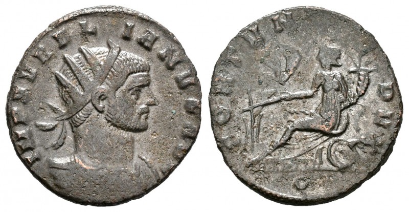 Aureliano. Antoniniano. 270-71 d.C. Milán. (Spink-11539). (Ric-128). Ae. 3,25 g....