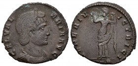 Galeria Valeria. Follis. 308 d.C. Cyzicus. (Spink-14596 similar). Rev.: VENERI VICTRICI. Venus en pie a izquierda con manzana y sujetando vestido. Ae....