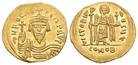 Focas. Sólido. 607-609 d.C. Constantinopla. (Sb-620). Au. 4,30 g. Oficina E. EBC-. Est...320,00.