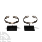Thracian Silver Bracelet Pair