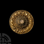 Eastern Greek Gold Turretted Brooch