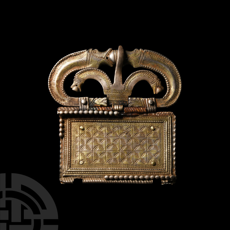 Roman Silver-Gilt Military Buckle for an Elite Imperial Officer
4th-5th century...
