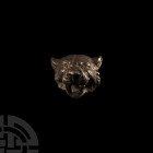 Roman Silver Panther Head