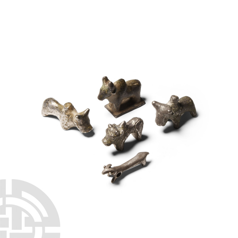 Roman Silver Bull Collection
1st-4th century A.D. Each free-standing and modell...