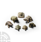 Romano-Egyptian Bronze Frog and Turtle Collection