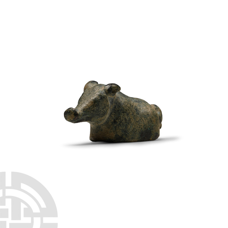 Iron Age Celtic Bronze Boar
1st century B.C.-1st century A.D. Likely a finial o...
