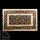 Byzantine Cosmatesque Marble Mosaic Panel