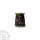 Western Asiatic Stone Kohl Pot with Inscription