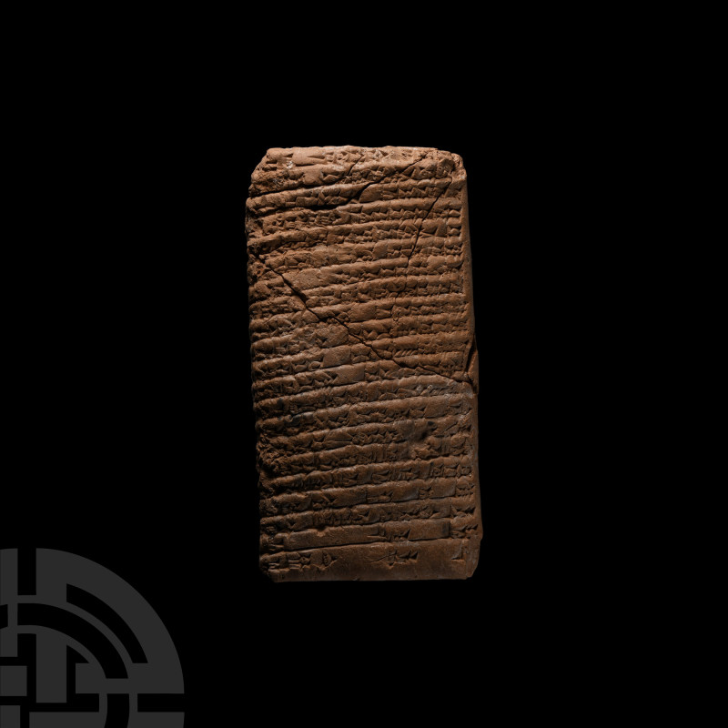 Old Babylonian Clay Cuneiform Tablet Bearing Royal Letter To Iluni King of Eshnu...