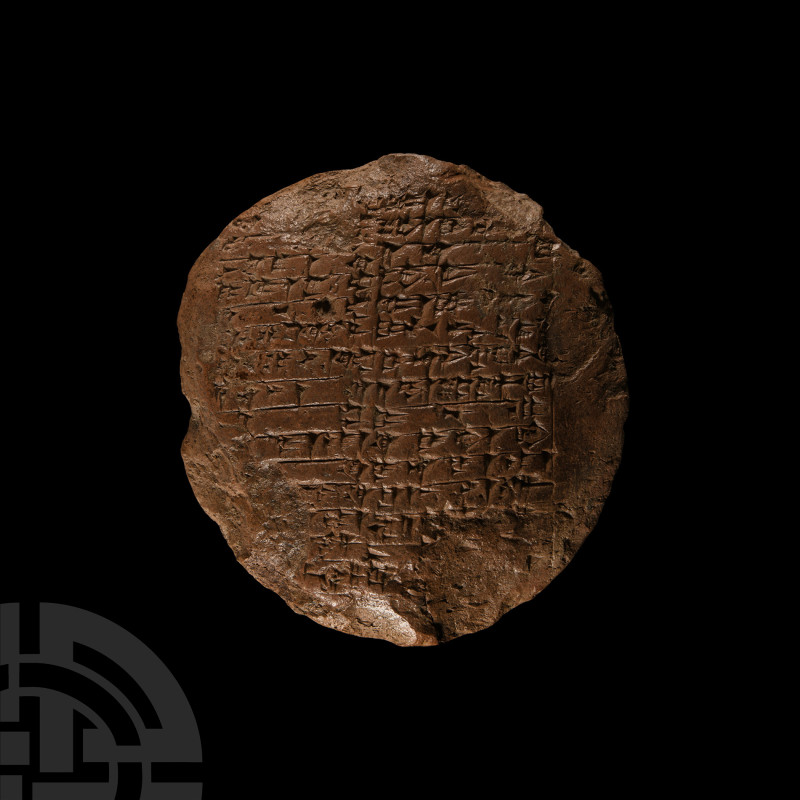 Important Western Asiatic Royal Cuneiform Nail of King Lipit-Eshtar of Isin
Cir...