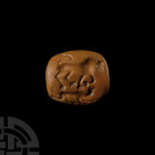 Urartian Bifacial Stone Stamp Seal