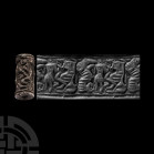 Western Asiatic Silver Cylinder Seal