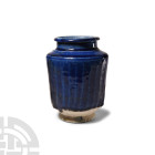 Western Asiatic Deep Blue Glazed Vase