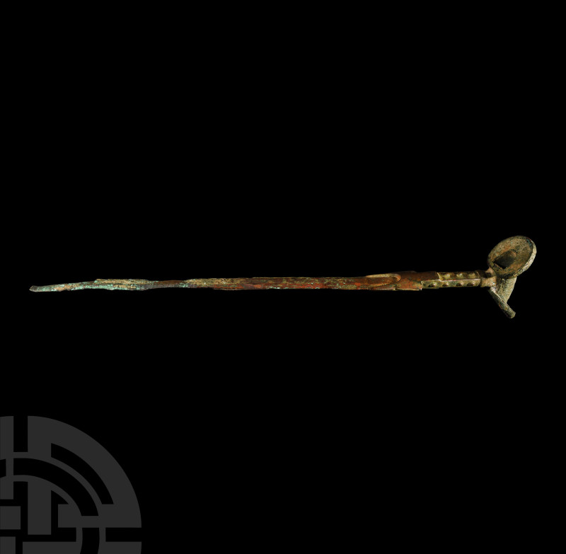 Luristan Bronze Sword with 'Ear' Pommel
10th-9th century B.C. Comprising a long...