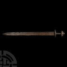 Viking Age Iron Sword with Five-Lobed Pommel