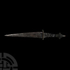 Medieval Quillon Dagger with Bronze Pommel