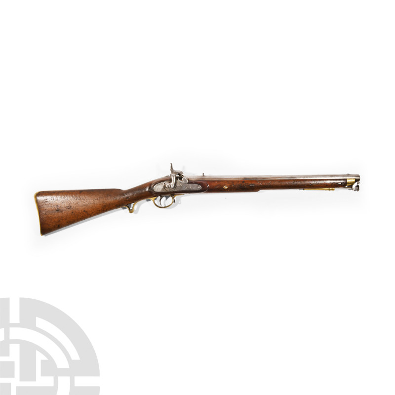 Tower Yeomanry Percussion Carbine
Dated 1844 A.D. Produced with a 51cm (20) rou...