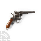 Belgian Simonis 12 Shot Pinfire Revolver