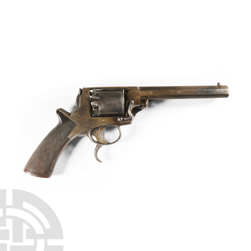 Tranter 3rd Model Double Trigger Percussion Revolver
From 1860 A.D. Solid frame...