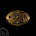 Scandinavian Viking Gilt Bronze Tortoise Brooch