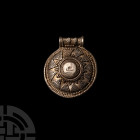 Viking Age Silver Filigree Starburst Boss Pendant