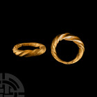 Viking Age Twisted Gold Ring