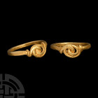 Viking Age Twisted and Coiled Gold Wire Ring