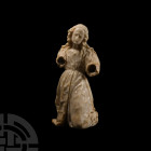 Medieval Alabaster Weeping Mary Magdalene