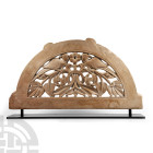 Mughal Stone Openwork Arch with Birds