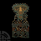 Egyptian Faience Bead Mummy Face Mask