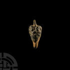 Phoenician Bronze Pazuzu Head Amulet