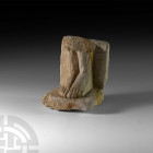 Egyptian Lower Legs from an Unfinished Limestone Figure