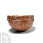 Graeco-Roman Megarian Terracotta Cup with Nymphs