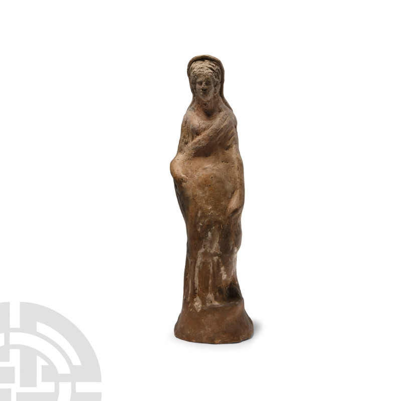 Hellenistic Terracotta Figure of a Goddess
2nd-1st century B.C. or later. Tanag...