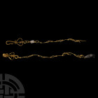 Roman Gold Chain Bracelet