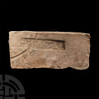 Roman Ceramic Brick with Military Stamp of Legio I Italica