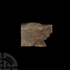 Roman Lead Plaque with Magical Inscription