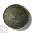 Roman Bronze Footed Platter