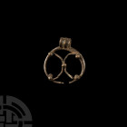 Roman Silver Lunar Pendant