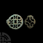 Roman Bronze Openwork Brooch Group