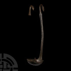 Roman Bronze Animal-Headed Ladle